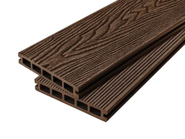 2.4m Woodgrain Effect Reversible Composite Decking Board - Image 3